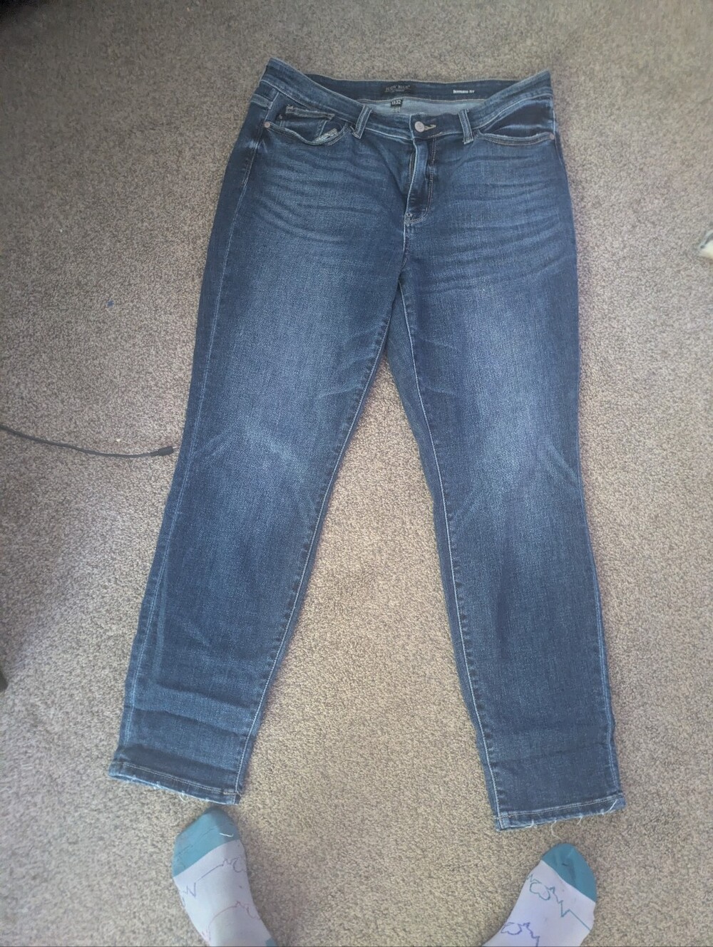 Dark Blue Women's Stretch Slim Jeans